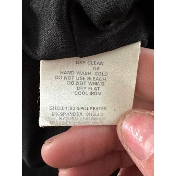 Vintage Jessica Mcclintock Black White Strapless Gunne  Sax Gown Dress Size 4 - Picture 10 of 10